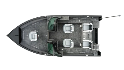 15 pies de aluminio Bowrider